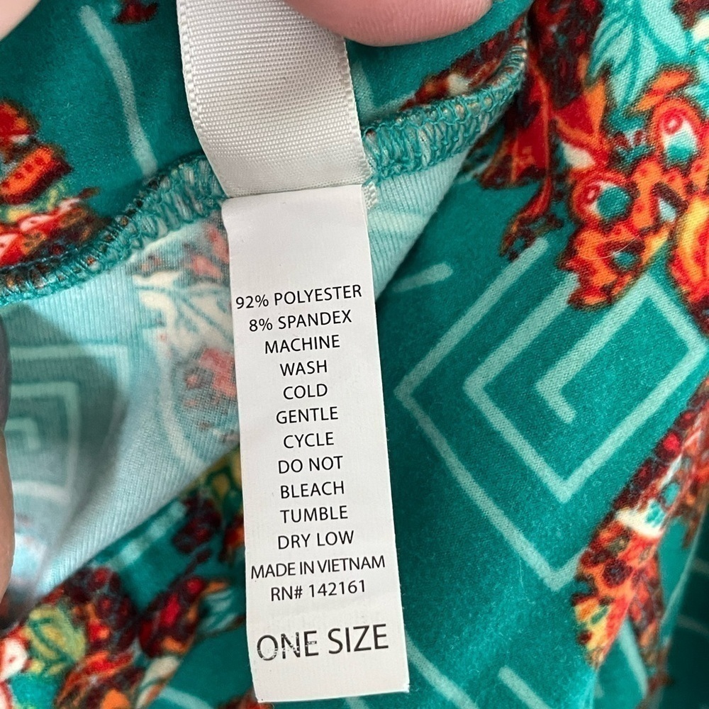 Lularoe/ One Size  Print Leggings​​​​​​​​​​​ - Picture 5 of 9